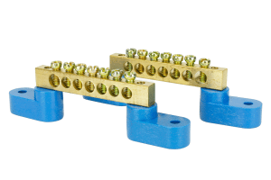 Solid Brass Power Distribution Bars (2 Pack)