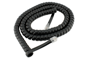RJ12 6pin Curly Cord For Powercab and Cobalt Alpha - 2m/6ft