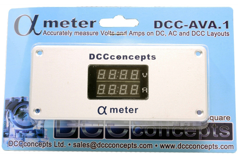 Alpha α Meter for DC or DCC