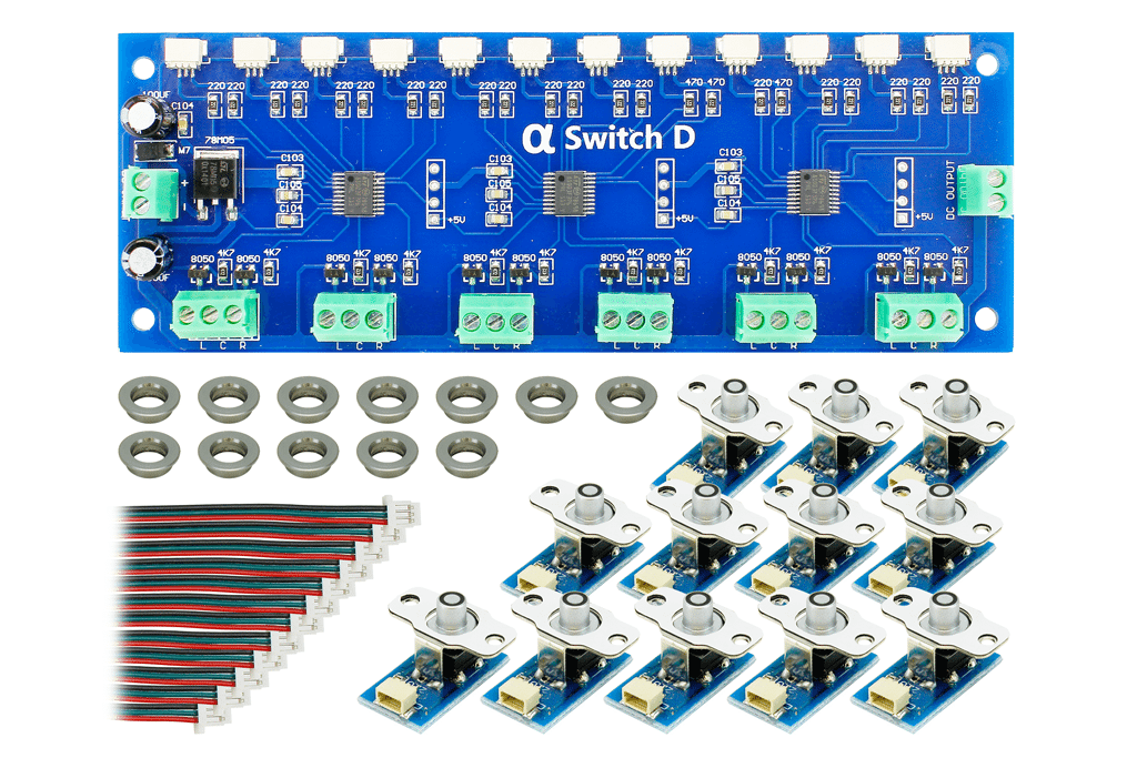 DCD-DSG DCC Concepts Cobalt Alpha Switch D Set Digital Devices 12 x Green