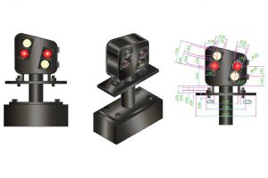 ALPHA MIMIC 12x 4 LED UK Modern Ground Signal