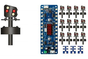 ALPHA MIMIC 12x 4 LED UK Modern Ground Signal