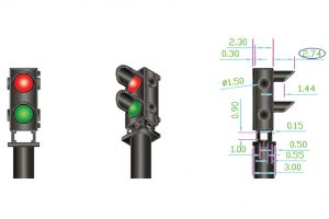 ALPHA MIMIC 12x US-type Ground Signal