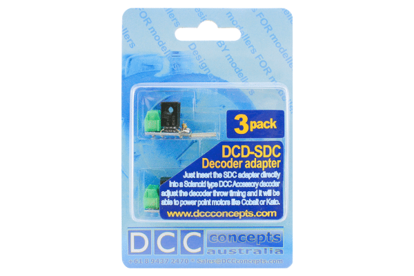 DCC Decoder Converter 3 Wire to 2 Wire (3 Pack)