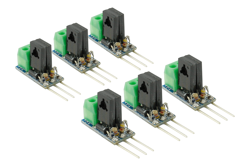 DCC Decoder Converter 3 Wire to 2 Wire (6 Pack)