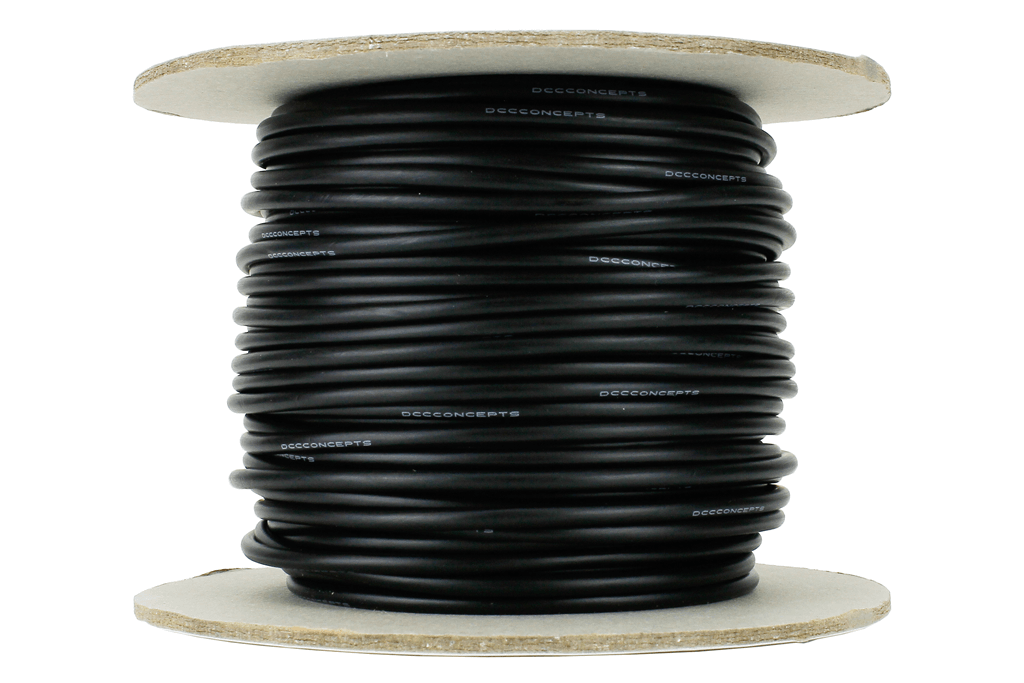 Power Bus Wire 25m of 2.5mm (13g) Black