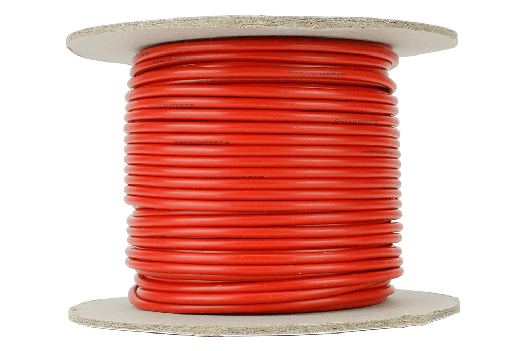 Power Bus Wire 25m of 2.5mm (13g) Red.