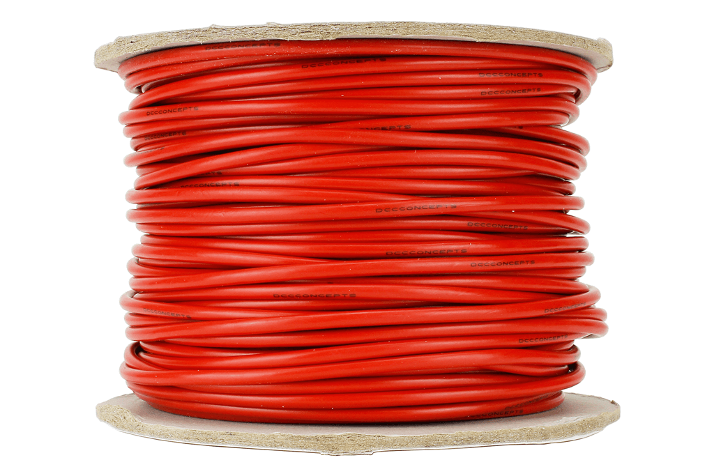 Power Bus Wire 50m of 2.5mm (13g) Red
