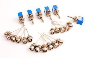 Cobalt SPDT Switches Assorted LEDs (w/Chrome Mountings)