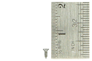 Countersunk Screws 1 x 3mm (60 Pieces)