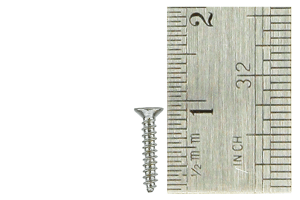 Countersunk Screws 1 x 8mm (60 Pieces)