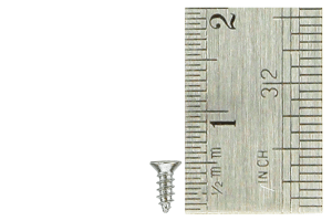 Countersunk Screws 1.5 x 4mm (60 Pieces)