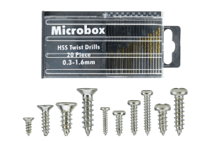 Mega Screw Set 10x 60 Vials (w/20 Drill Bit Set)