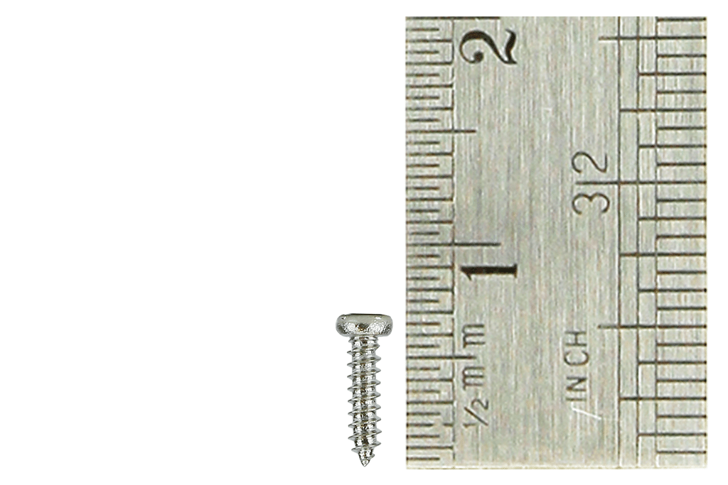 Pan Head Screws 1.5 x 6mm (60 Pieces)