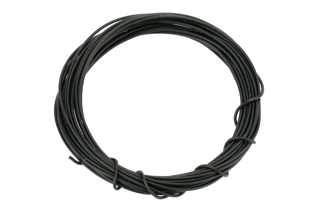Kynar Wire 2m (Silver Plated) Black.