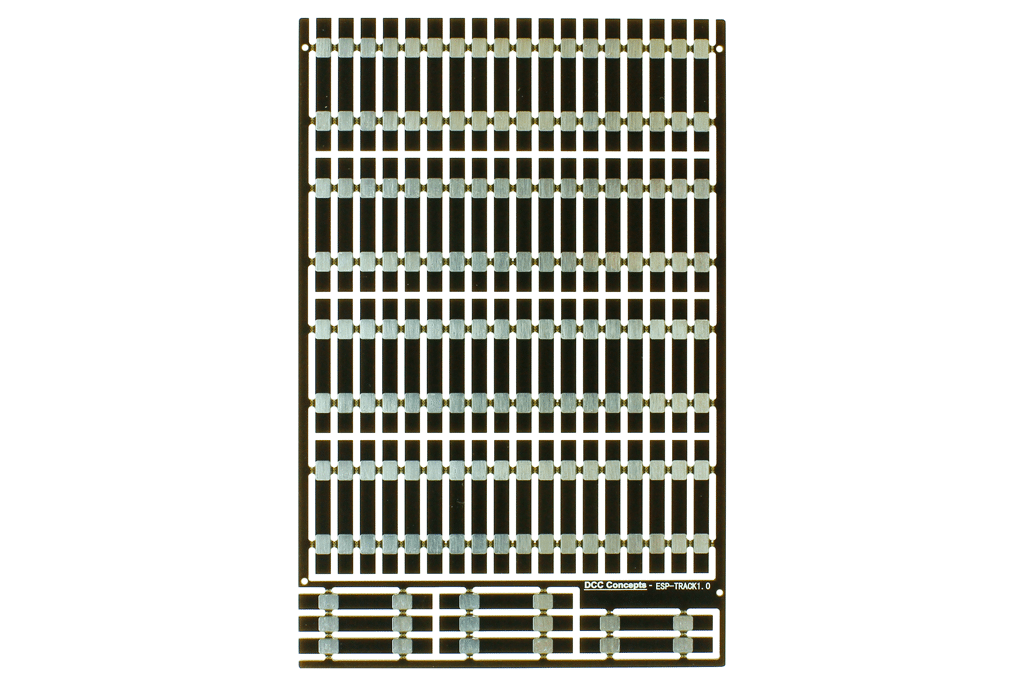 Pre-Etched Sleepers 1.0mm (4mm scale) Straight Track.