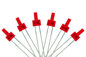 Tower Type 6x 2mm (w/resistors) Red