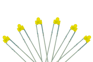 Panel Dot Type 6x 1.8mm (w/resistors) Yellow.