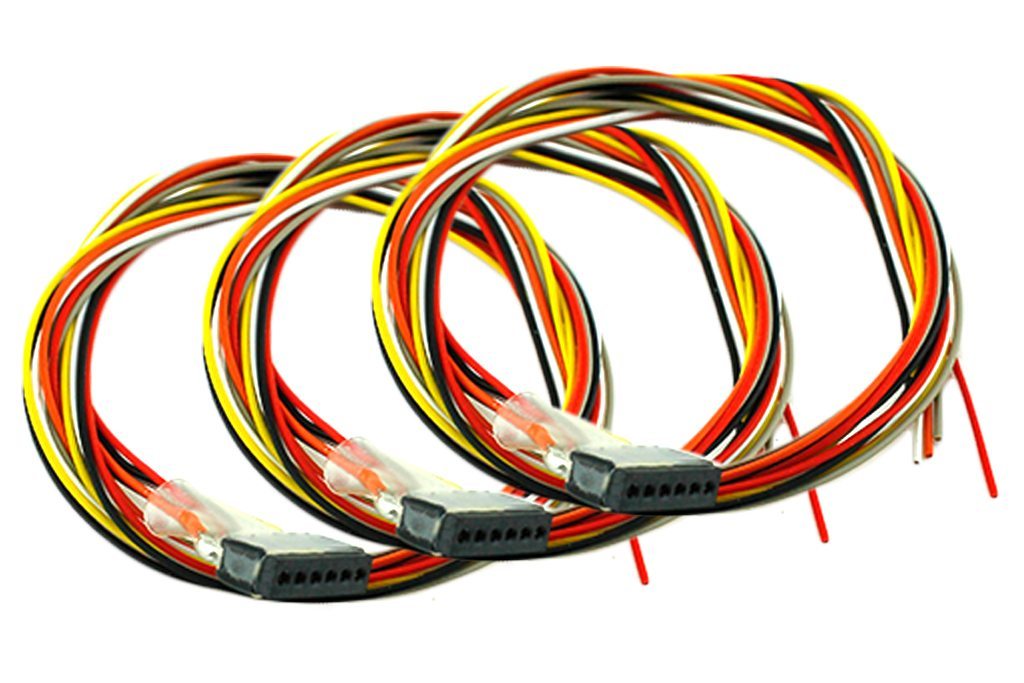 Decoder Harness 6 Pin Female (300mm) (3 Pack)