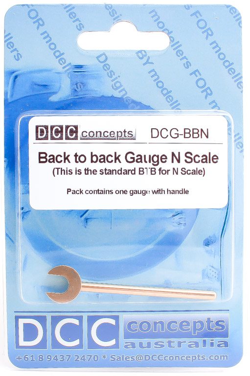 DCC Concepts DCG-BBN 1 x Back to back 7.65mm Wheel Gauge N Scale 