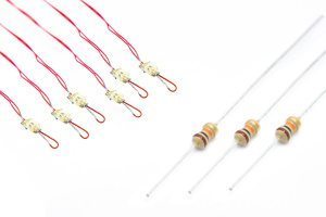 NANOlight (w/resistors) 6x (1-Colour) Amber.