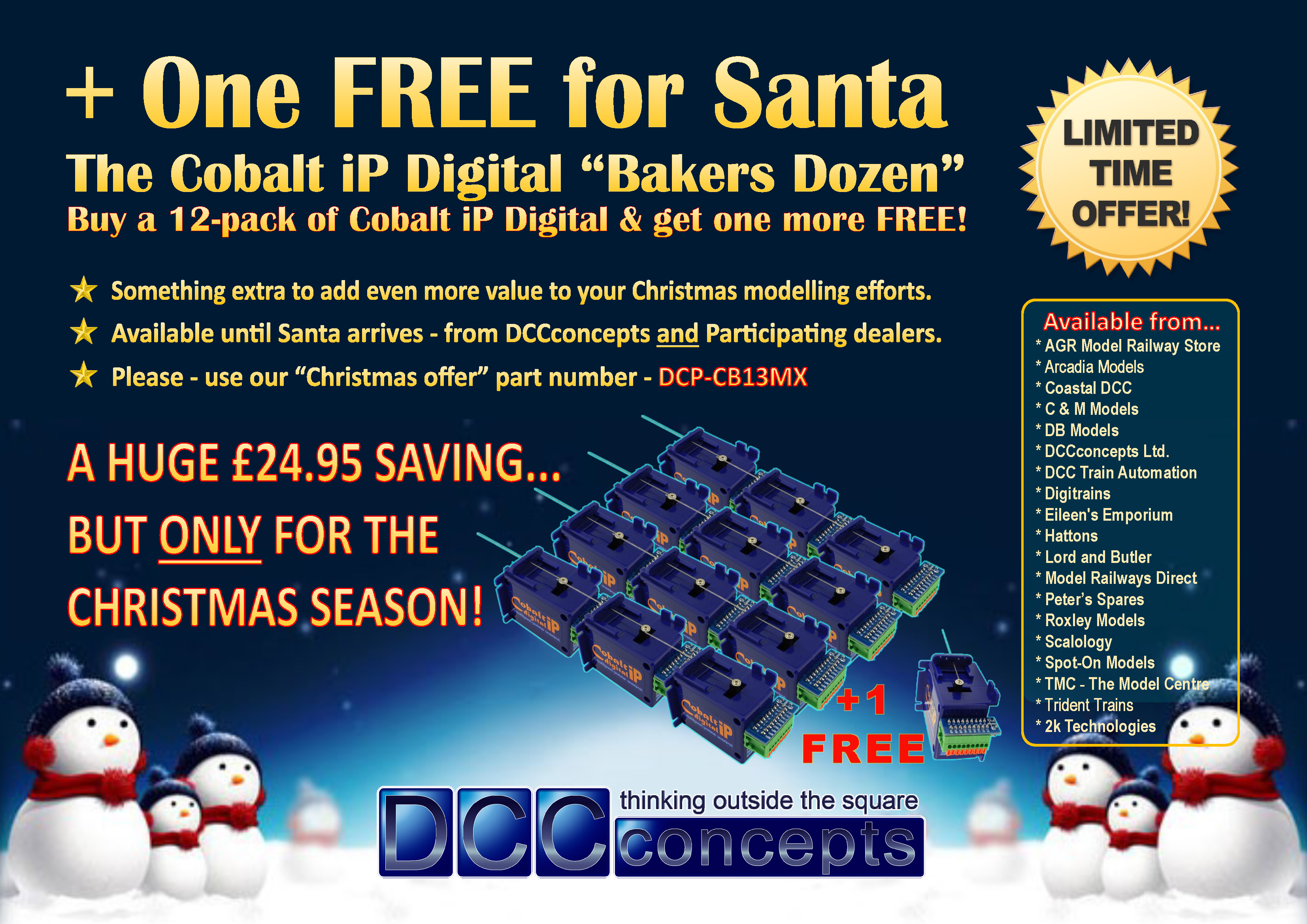 Cobalt iP Digital 13-pack